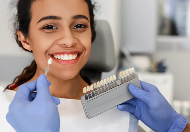 Smiling Girl With Veneers